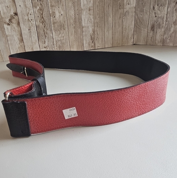 Unbranded Red And Black Adjustable Belt Women's 2XL - Picture 2 of 3